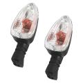 2 Pieces Motorcycle Turn Signal Flashing Light for Bmw 650 750 White