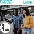 2.4ghz Wireless Lavalier Interview Mic for Youtube Live (type-c)