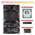 X79 H61 Btc Miner Motherboard 5x Pci-e 3080 with E5 2620 Cpu Recc