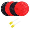 4pack Round 9 Inch Silicone Air Fryer Basket Mats for 5.8qt