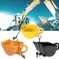 330ml Excavator 3d Coffee Cup, Design Coffee Cup with Scoop -yellow