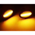 2pcs Led Fixed Side Marker Lights Turn Signal Blinker Lamps