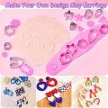 Polymer Clay Earring Making Kit Include 30pcs Earring Cutters Molds