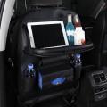 Car Backseat Organizer with Tablet Holder Storage Pockets Pu Storage