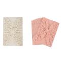 10pcs/set Carved Butterflies Invitation Card for Wedding: Pink