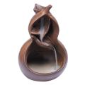 Ceramic Backflow Incense Waterfall Home Ornament Zen Incense Burner