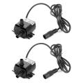 12 Volt Small Submersible Water Pump for Pc Cpu Water Fall 63 Gph