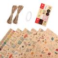 6 Pcs Wrapping Paper Sheets,birthday Wrapping Paper Set Wrap Papers