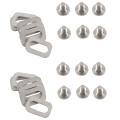Titanium Bolts Spacers for Look Keo Road Bike Clipless Pedals Cleats