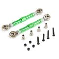 Cnc Metal Tie Pull Rod Set for 1/5 Hpi Km Rovan Car Toys Parts,green