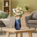 Creative Ocean Resin Wave Vase Modern Ocean Blue Flower Vases ,s