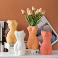 Body Vase Abstract Body Art Personality Ceramic Vase Decoration-a