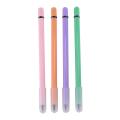 4 Pieces Metal No Ink Pencil Metallic Write Pen for Kids and Adults B