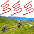 3 Pcs Bicycle Traction Rope Elastic Trailer Rope with Alloy Buckle