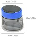 4pcs for Students, Double Hole , Triangular Pencil Sharpener, Blue