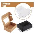 30 Pcs Mini Paper Box for Soap Treat Bakery Candy(black Brown White)