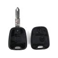 2x Key Shell Transit for Peugeot 2 Button Remote Controll Key 106 107