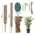 2pcs Coir Moss Pole for Monstera & Cheese Plant, with Cable Ties