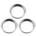 3x 58mm Coffee Machine Blank Filter/stainless Steel Backwash Cleaning