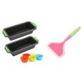High Temperature Resistant Silicone Spatula for Frying Pans Pink
