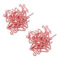 100pcs Red and White Handmade Christmas Candy Cane Dollhouse
