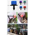 100 Pcs Adjustable Irrigation Drippers for Watering System - Purple
