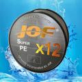 Jof 12 Strands Fishing Line for Saltwater Freshwater Fishing 0.234mm