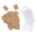 200 Pack Earring Display Card with 200 Pack Self-adhesive Bag