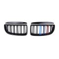 Front Hood Kidney Double Line Grills For-bmw 3 Series E90 E91 05-08