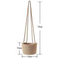 Hanging Rope Planter Baskets with Long Hanging Rope, Hand Woven