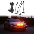 Car Led Front Grille Smoked Amber Light Daytime Running Lights Lamp
