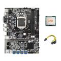 B75 Eth Mining Motherboard 8xpcie Usb Adapter+6pin to Dual 8pin Cable