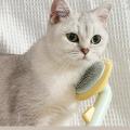 Pet Comb Hair Removal Brush Cat Dog Hair Removal Supplies(green)