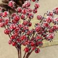 10pcs Artificial Red Berries Decorative Branches Length 20cm