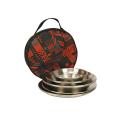 Outdoor Camping Bowl Set Camping Portable Stainless Steel Bowl