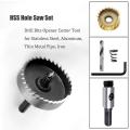 Hss Hole Saw Kit for Metal 5 Pcs for Thin Iron 16/18.5/20/25/30mm