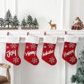 Large Christmas Stockings Gift Bags Merry Christmas Decor for Home