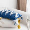 Throw Pillow Covers Boho Modern for Bedroom Living-square Blue