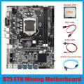 B75 Eth Mining Motherboard 8xpcie to Usb+cpu+sata3.0 Serial Cable