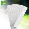 40pieces Mushroom Growing Bags with Breathable Filter 6mil Large Bags