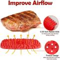 Upgrade Reusable Air Fryer Liners, Non-stick Silicone Air Fryer Mats