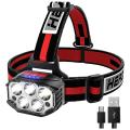 Led Head Light Lamp,14 Modes Ipx4 Waterproof Headlight,outdoor Motion