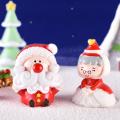 9pcs Santa Claus Snowman Ornaments Christmas Tree