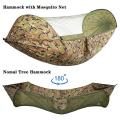 Portable Automatic Camping Hammock with Mosquito Net,camouflage