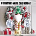 Christmas Tabletop Wine Rack, for Home and Kitchen Storage Racks