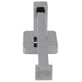Chrome Square Bathroom Toilet Roll Holder. Wall Mounted Toilet Roll