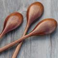 Wooden Spoon, 10 Tablespoons for Mixing and Cooking, Long Spoon