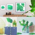 70pcs Artificial Palm Leaves for Jungle Theme Party Decoration