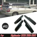4pcs Black Roof Rack Cover for Toyota Highlander Xu20 2001-2007