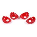 Car Door Lock Bolt Pin Protect Decoration Cover Trim,abs Red
